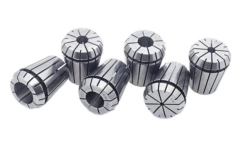F.L.S 1/4",1/2",3/4",1/8",3/8",5/8" 6PCS ER32 Precision Spring Collets CNC Lathe Milling Chuck (hole diaï¼š1/4",1/2 ",3/4 ",1/8 ",3/8 ",5/8") - Image 1